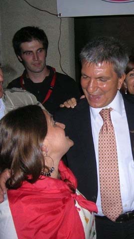 Nella foto, Sara Ferri con Nichi Vendola